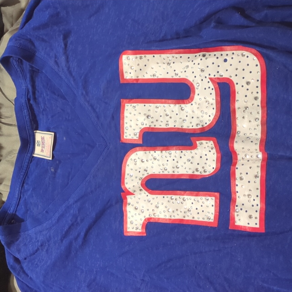 Vs pink bling ny giants T-shirt